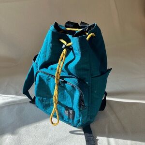 Vans Teal and Yellow Backpack